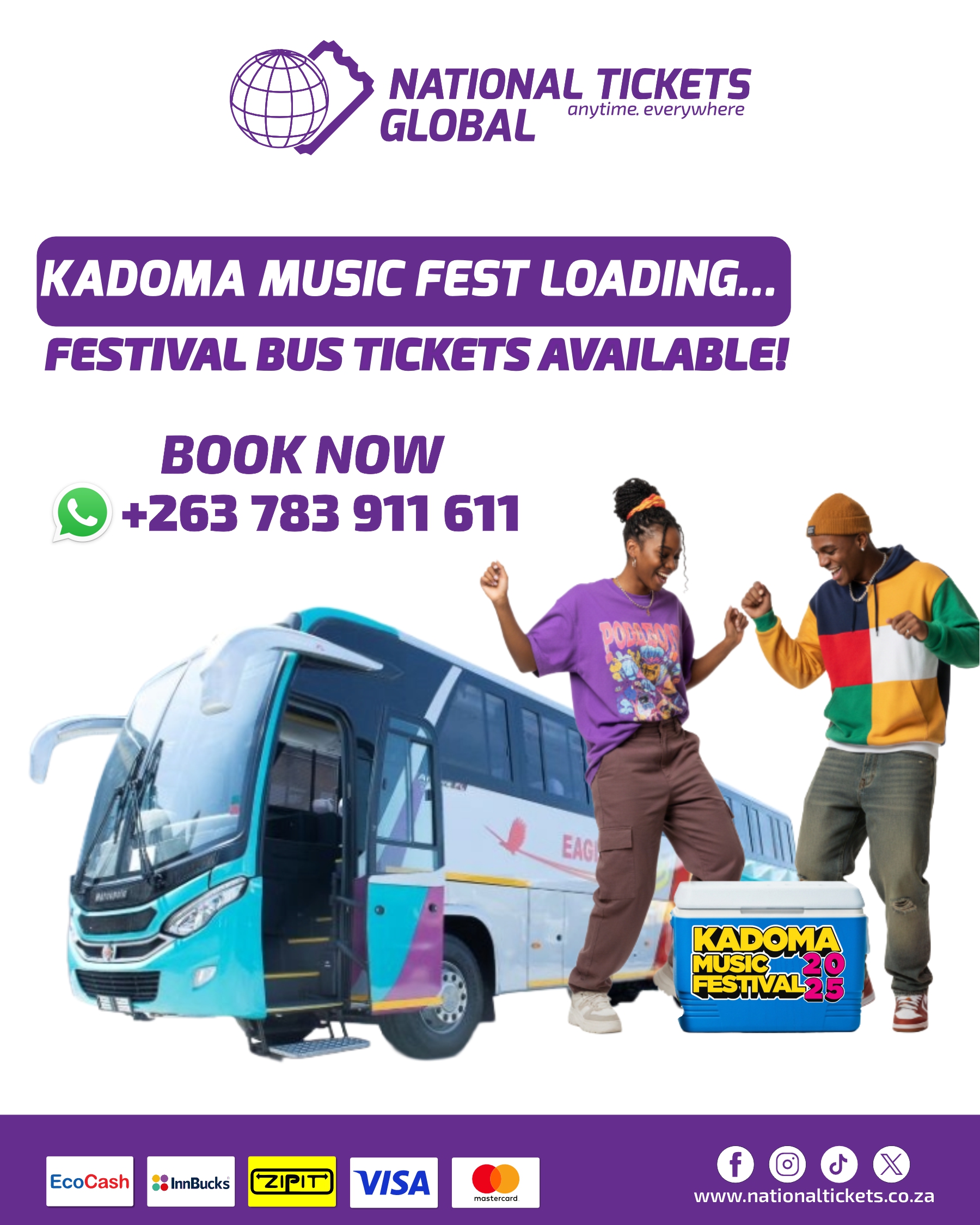  #citylink #Eagleliner #LocalBus #bookwithus #booknow #easybookings #safetravelsalways #localcoaches #Convince #Nationaltickets #Global #LuxuryTravel #AnytimeEverywhere #cheaptickets #Harare #norton #CHEGUTU #Bulawayo #Kadoma #Gweru #Kwekwe #TellAFriend #KadomaMusicFestival #ChrisMartinLive